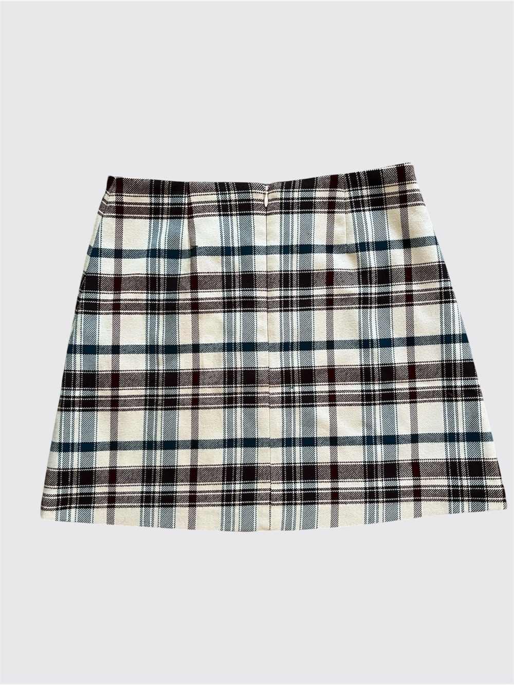 Aritzia Wilfred Lined Plaid Mini Skirt